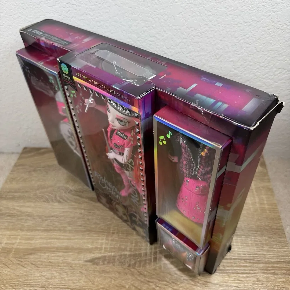 Rainbow High Shadow High Mara Pinkett Doll Rainbow Vision Drummer New in Box